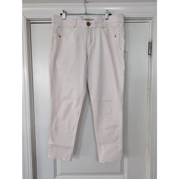 Democracy Cream Skinny Jeans Lightweight Summer Style - Picture 1 of 6